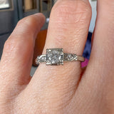 Vintage Diamond Engagement Ring, RBC 0.25ct. sold by Doyle and Doyle an antique and vintage jewelry boutique
