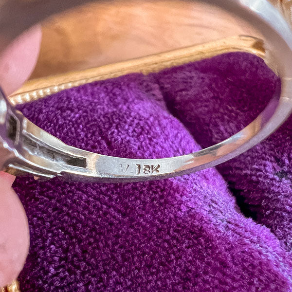 Vintage Diamond Engagement Ring, RBC 0.25ct. sold by Doyle and Doyle an antique and vintage jewelry boutique