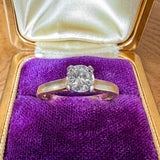 Vintage Diamond Solitaire Engagement Ring, RBC 0.45 ct. sold by Doyle and Doyle an antique and vintage jewelry boutique