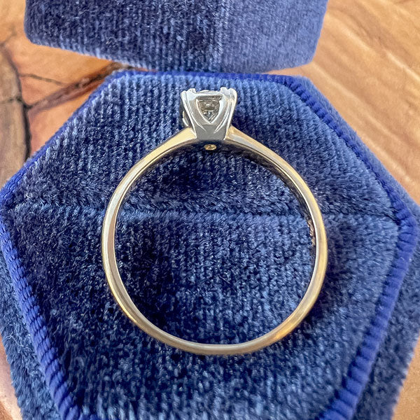 Vintage Diamond Solitaire Engagement Ring, RBC 0.37ct. sold by Doyle and Doyle an antique and vintage jewelry boutique