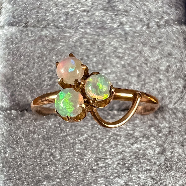 Antique Opal Ring sold by Doyle and Doyle an antique and vintage jewelry boutique
