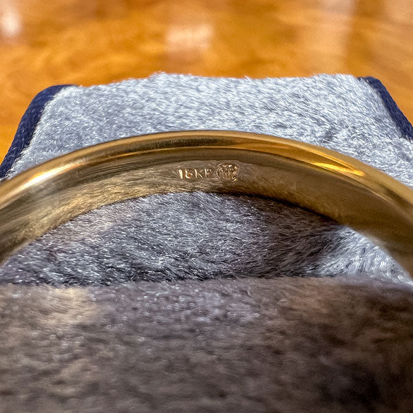Vintage Two-toned Wedding Band sold by Doyle and Doyle an antique and vintage jewelry boutique