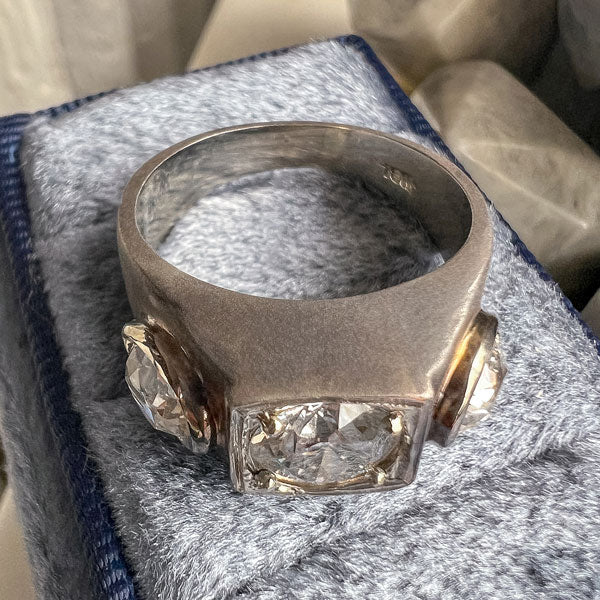 Vintage Diamond Ring, RBC 1.23ct sold by Doyle and Doyle an antique and vintage jewelry boutique