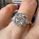 Art Deco Diamond Engagement Ring, from Doyle & Doyle antique and vintage jewelry boutique