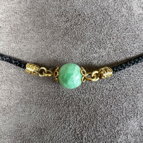 Vintage Jade Pi Pendant sold by Doyle and Doyle an antique and vintage jewelry boutique