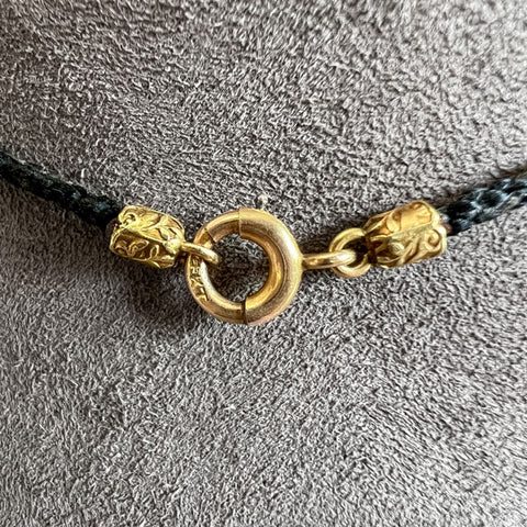 Vintage Jade Pi Pendant sold by Doyle and Doyle an antique and vintage jewelry boutique