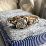 Art Deco Diamond Ring, Old Euro 0.25ct. sold by Doyle and Doyle an antique and vintage jewelry boutique