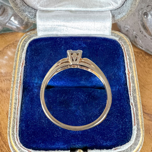 Vintage Diamond Engagement Ring, 0.13ct. sold by Doyle and Doyle an antique and vintage jewelry boutique