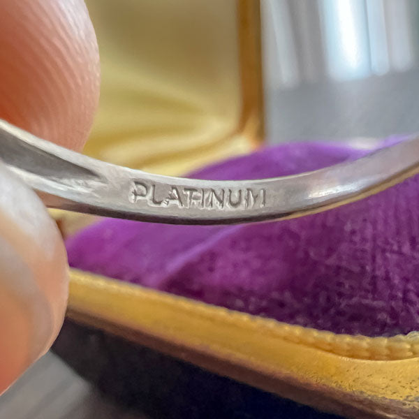 Vintage Diamond Wedding Band Ring sold by Doyle and Doyle an antique and vintage jewelry boutique