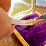 Vintage Platinum Wedding Band Ring sold by Doyle and Doyle an antique and vintage jewelry boutique