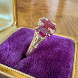 Vintage Ruby & Diamond Ring, from Doyle & Doyle antique and vintage jewelry boutique