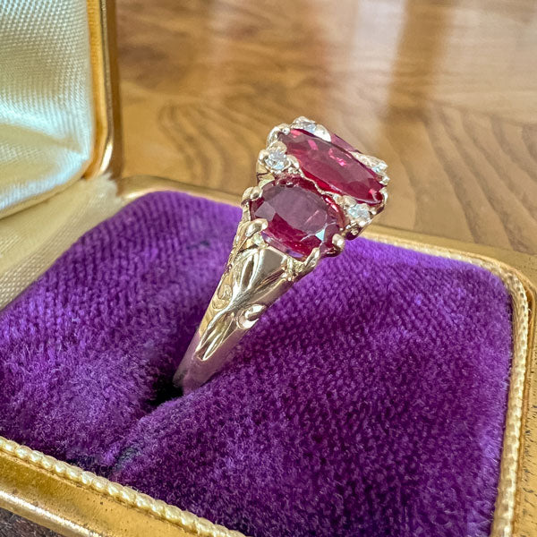 Vintage Ruby & Diamond Ring, from Doyle & Doyle antique and vintage jewelry boutique