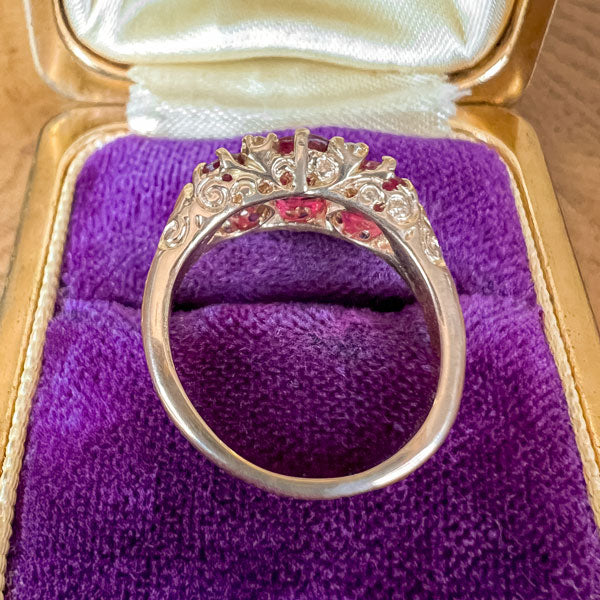 Vintage Ruby & Diamond Ring, from Doyle & Doyle antique and vintage jewelry boutique