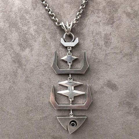 Vintage Articulated Fishbone Pendant, Taxco