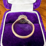 Antique Ruby & Diamond Cluster Ring sold by Doyle and Doyle an antique and vintage jewelry boutique