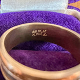 Vintage Patterned Wedding Band Ring, Size 5 1/4 sold by Doyle and Doyle an antique and vintage jewelry boutique