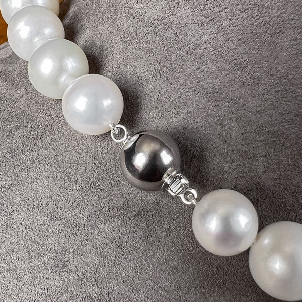 Vintage South Sea Pearl Single Strand Necklace sold by Doyle and Doyle an antique and vintage jewelry boutique