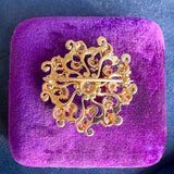 Vintage Diamond Pin sold by Doyle and Doyle an antique and vintage jewelry boutique