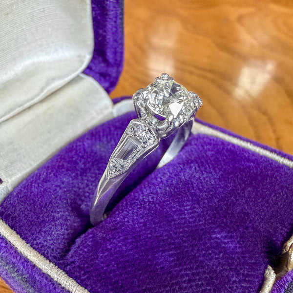 Art Deco Diamond Engagement Ring, sold by Doyle & Doyle antique and vintage jewelry boutique