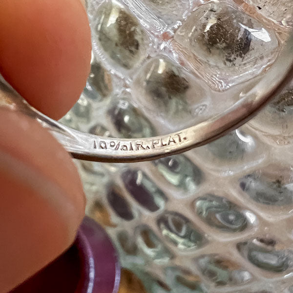 Art Deco Diamond Filigree Engagement Ring, TRB 0.50ct. sold by Doyle and Doyle an antique and vintage jewelry boutique