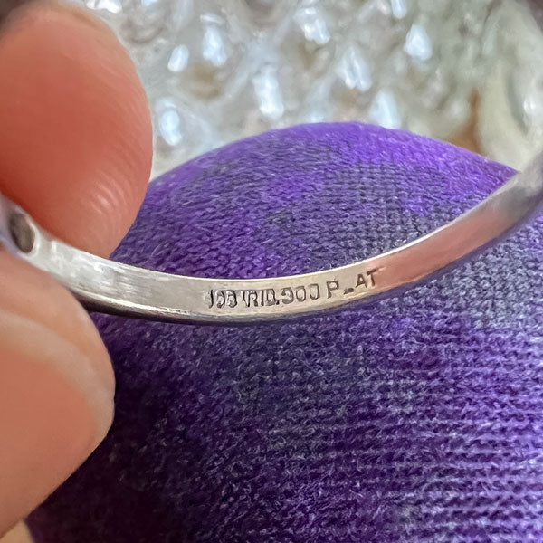 Vintage Diamond Engagement Ring, RBC 0.41ct. sold by Doyle and Doyle an antique and vintage jewelry boutique