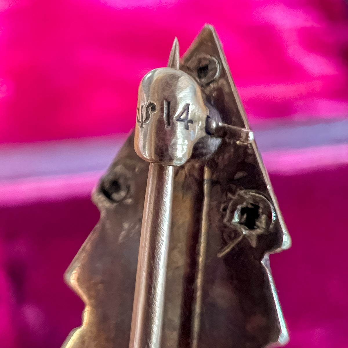 Art Deco Jade & Diamond Brooch sold by Doyle and Doyle an antique and vintage jewelry boutique