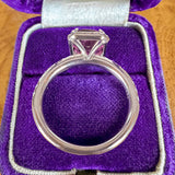 Ruby & Diamond Ring, Cushion 2.15ct. sold by Doyle and Doyle an antique and vintage jewelry boutique