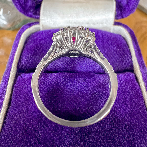 Estate Ruby & Diamond Ring sold by Doyle and Doyle an antique and vintage jewelry boutique