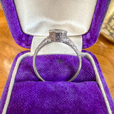 Art Deco Diamond Engagement Ring, Old Euro 0.96ct sold by Doyle and Doyle an antique and vintage jewelry boutique