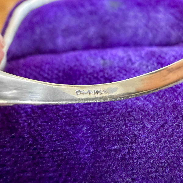 Art Deco Diamond Engagement Ring, Old Euro 0.96ct sold by Doyle and Doyle an antique and vintage jewelry boutique