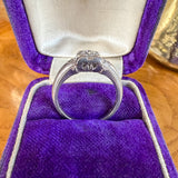 Art Deco Engagement Ring, RBC 0.20ct. sold by Doyle and Doyle an antique and vintage jewelry boutique