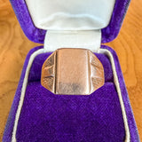 Antique Gold Signet Ring, sold by Doyle & Doyle antique and vintage jewelry boutique