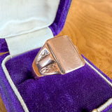 Antique Gold Signet Ring, sold by Doyle & Doyle antique and vintage jewelry boutique