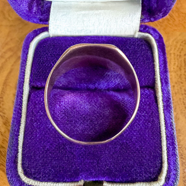 Antique Gold Signet Ring, sold by Doyle & Doyle antique and vintage jewelry boutique