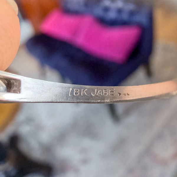 Vintage Channel Set Diamond Band sold by Doyle and Doyle an antique and vintage jewelry boutique