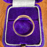 Vintage Diamond Gold Band sold by Doyle and Doyle an antique and vintage jewelry boutique