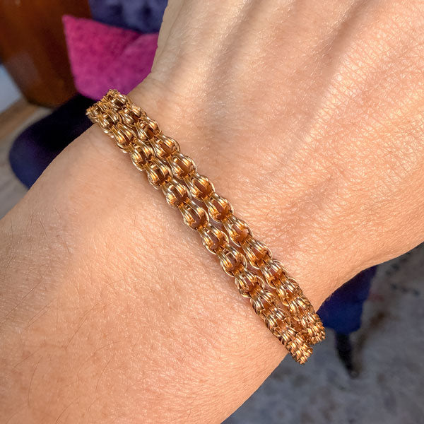 Victorian Double Chain Bracelet sold by Doyle and Doyle an antique and vintage jewelry boutique