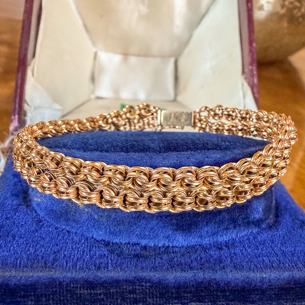 Victorian Double Chain Bracelet sold by Doyle and Doyle an antique and vintage jewelry boutique