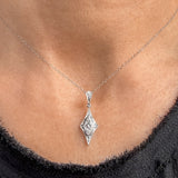 Art Deco Marquise Diamond Pendant, sold by Doyle & Doyle antique and vintage jewelry boutique