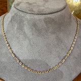Vintage Fancy Link Chain Necklace sold by Doyle and Doyle an antique and vintage jewelry boutique