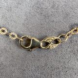 Vintage Fancy Link Chain Necklace sold by Doyle and Doyle an antique and vintage jewelry boutique