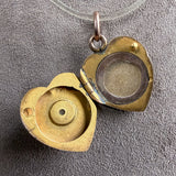Victorian Diamond Gold Heart Locket, sold by Doyle & Doyle antique and vintage jewelry boutique