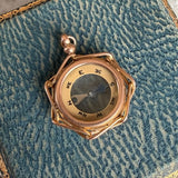 Vintage Gold Compass Pendant, sold by Doyle & Doyle an antique and vintage jewelry boutique