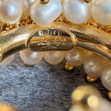 Vintage Pearl Hoop Earrings, from Doyle & Doyle antique and vintage jewelry boutique