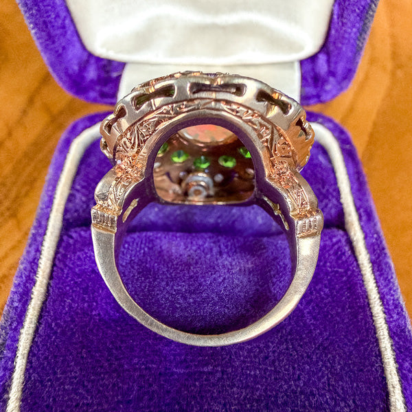 Vintage Victorian Revival Opal Ring, sold by Doyle & Doyle antique and vintage jewelry boutique