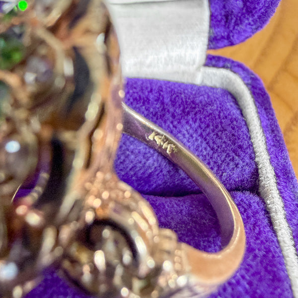 Vintage Victorian Revival Opal Ring, sold by Doyle & Doyle antique and vintage jewelry boutique