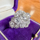 Art Deco Diamond Engagement Ring, Old Euro 1.20ct sold by Doyle and Doyle an antique and vintage jewelry boutique