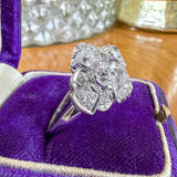 Art Deco Diamond Engagement Ring, Old Euro 1.20ct sold by Doyle and Doyle an antique and vintage jewelry boutique