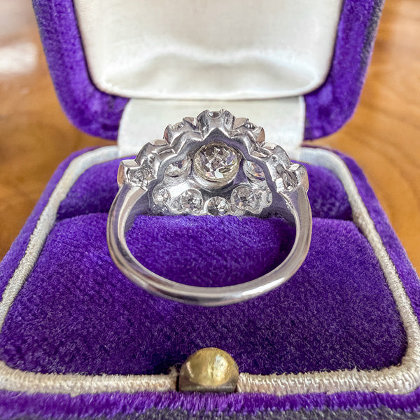 Art Deco Diamond Engagement Ring, Old Euro 1.20ct sold by Doyle and Doyle an antique and vintage jewelry boutique