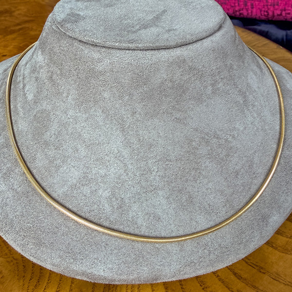 Vintage Snake Chain sold by Doyle and Doyle an antique and vintage jewelry boutique